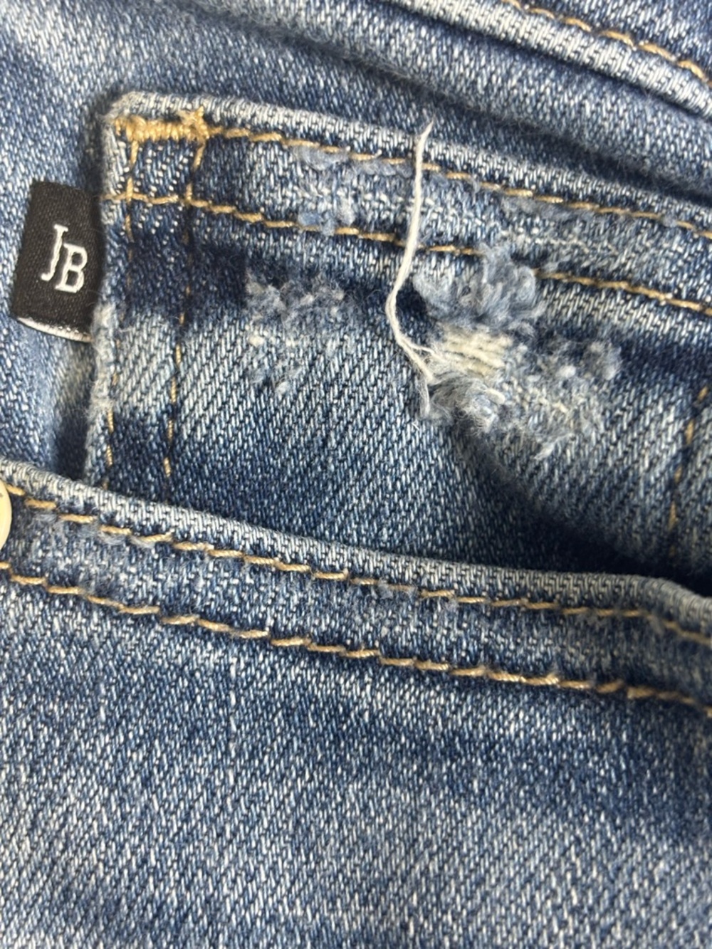 Judy Blue Women's 5/27 Mid-Blue High-Rise Cropped Skinny Jeans Frayed Split Hem - Picture 7 of 8